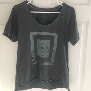 Women’s Low Neck Scoop Hurley Tee Shirt